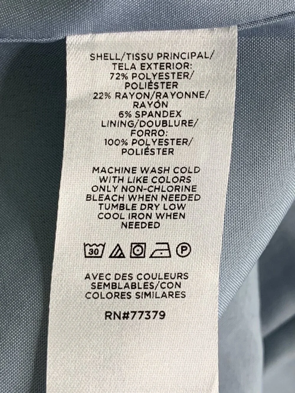 Ann Taylor Matching Blue Blazer & Ankle Pants Suit  8P Jacket 4 Pants Separates - Picture 12 of 15